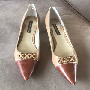 Adrienne Vittadini leather dress shoes, 1.5 inch heel